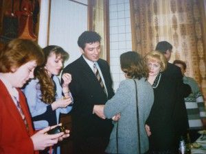Март 1997. Прощальная встреча с журналистами перед отъездом в Москву