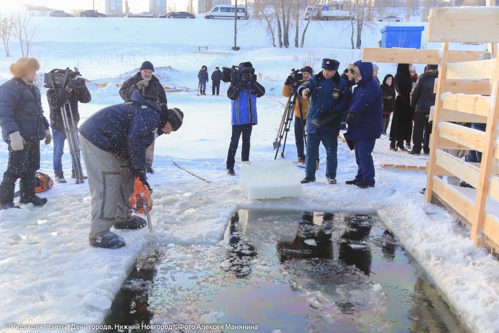 Крещенские купания в Нижнем Новгороде организуют до четырех утра