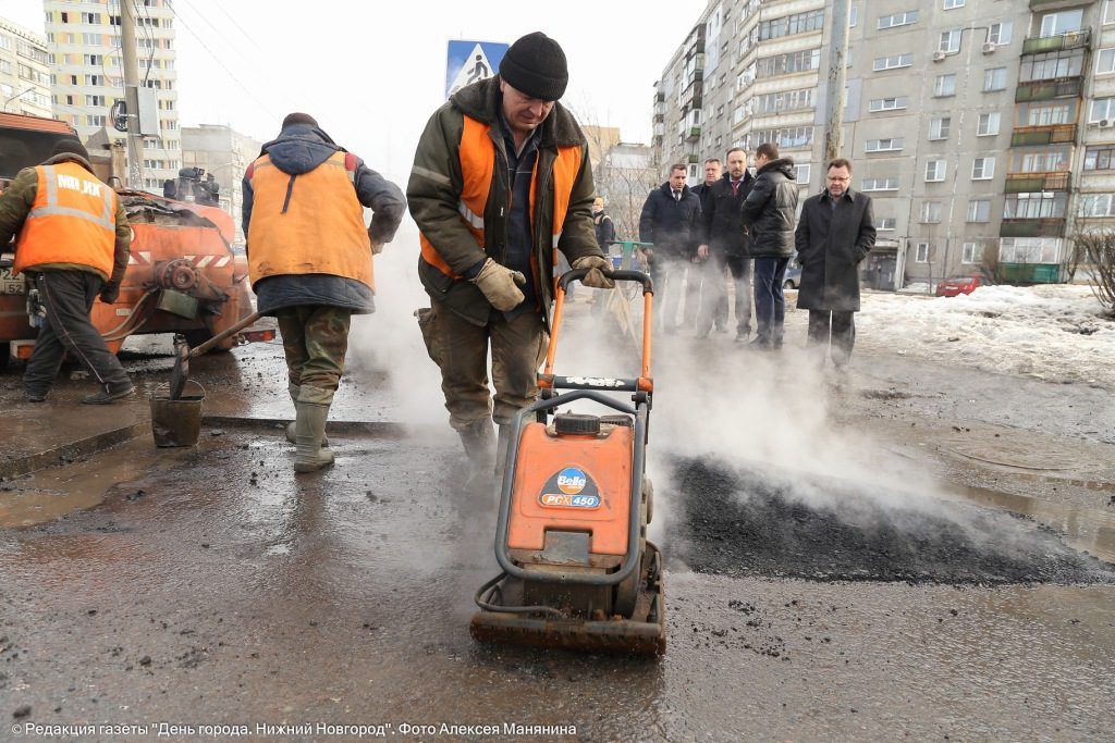 27 млн рублей планируют потратить на ямочный ремонт в Нижнем Новгороде