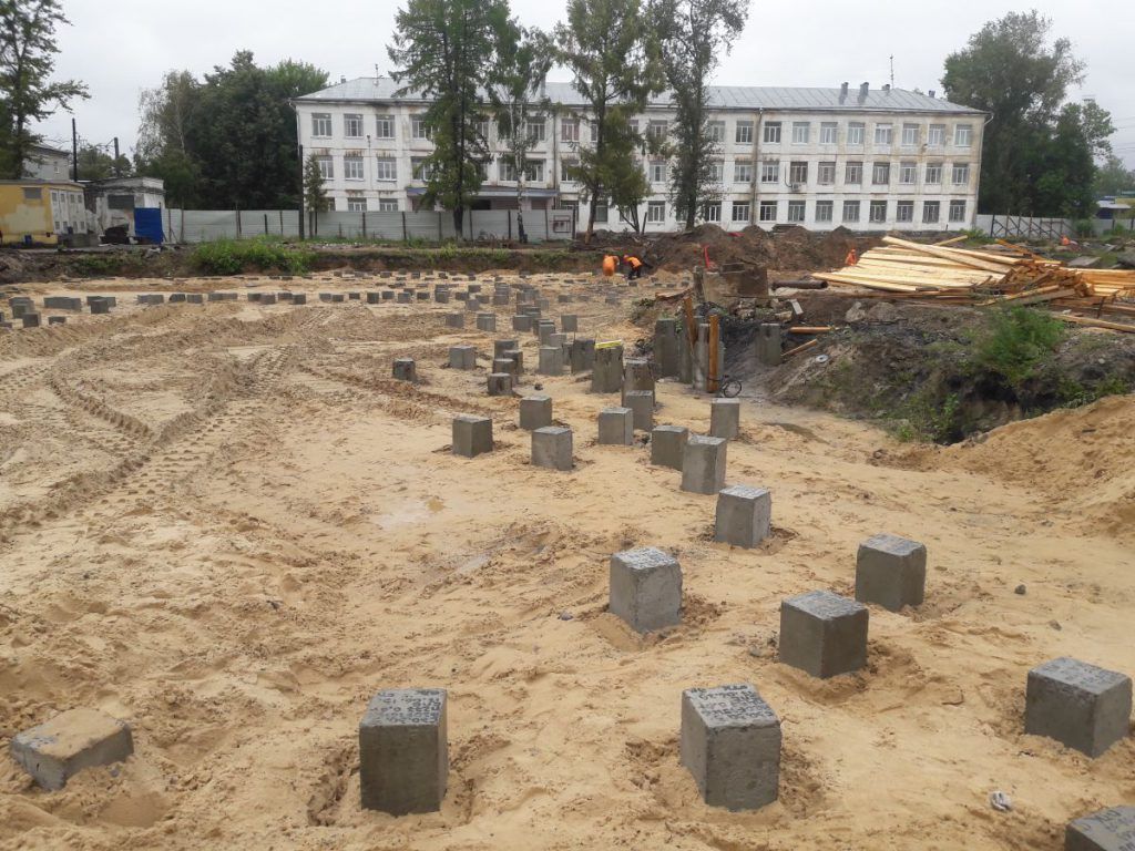 Кладка стен будущего пристроя к школе №168 в Нижнем Новгороде должна начаться к концу года