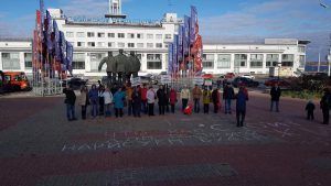 Дольщики ЖК "Квартал Европейский" в Нижнем Новгороде вновь вышли на митинг