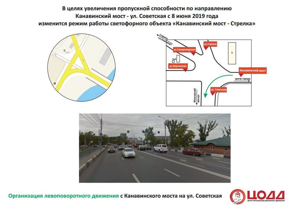 Левый поворот возвращают на съезде с Канавинского моста