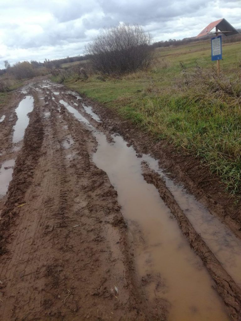 Жители нижегородской деревни пожаловались на отсутствие дороги