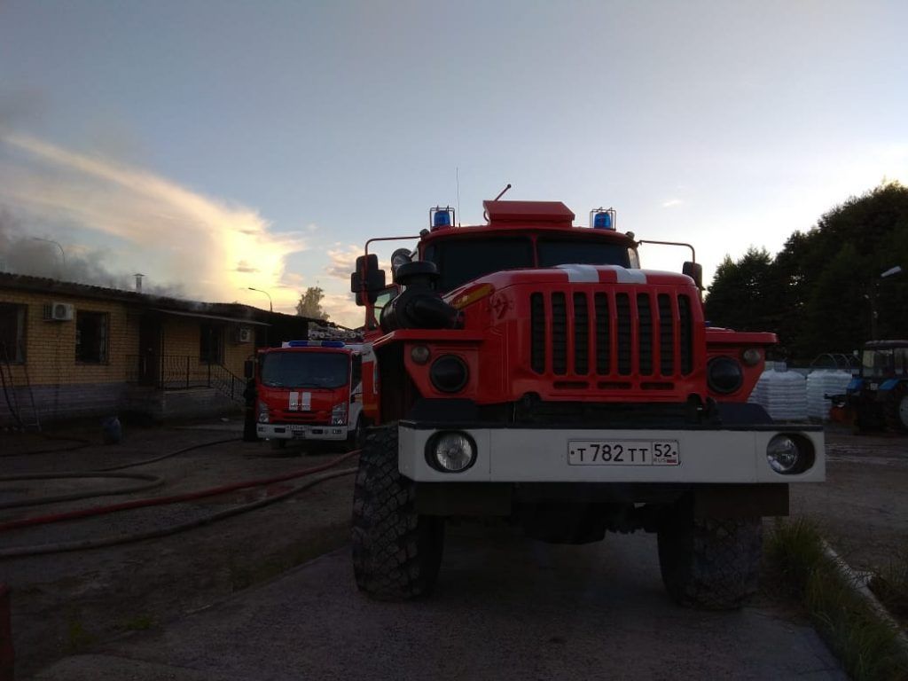 Пожар на складе в Дзержинске ликвидирован