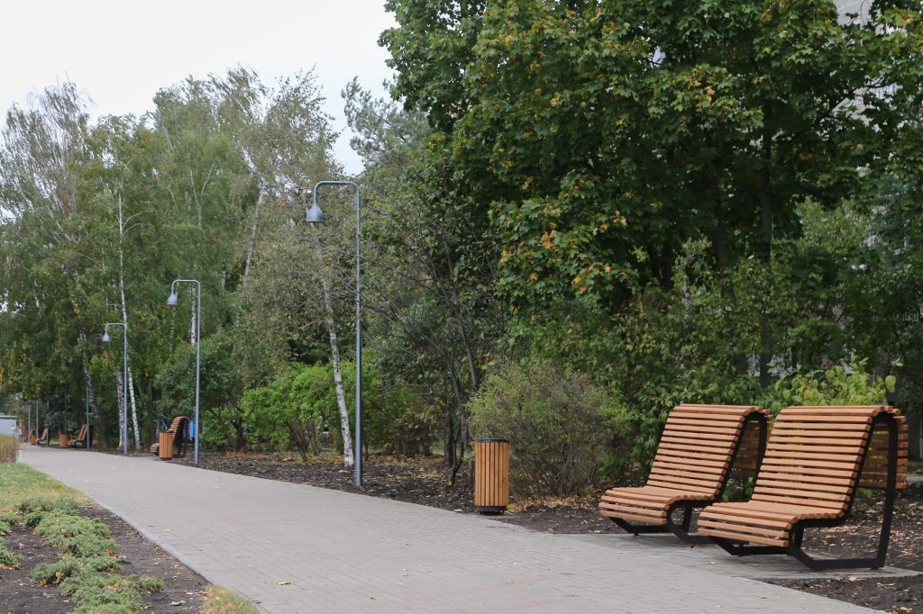 Сквер на ул. Рыбакова в Нижнем Новгороде благоустроили раньше срока