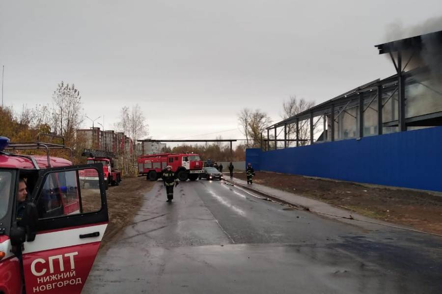 Поезд направлен для тушения склада в Нижнем Новгороде 16 октября