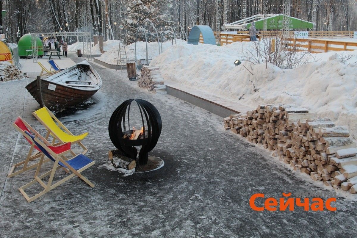 Противопожарный режим нижегородская область. Нижний парк Липецк в новый год.