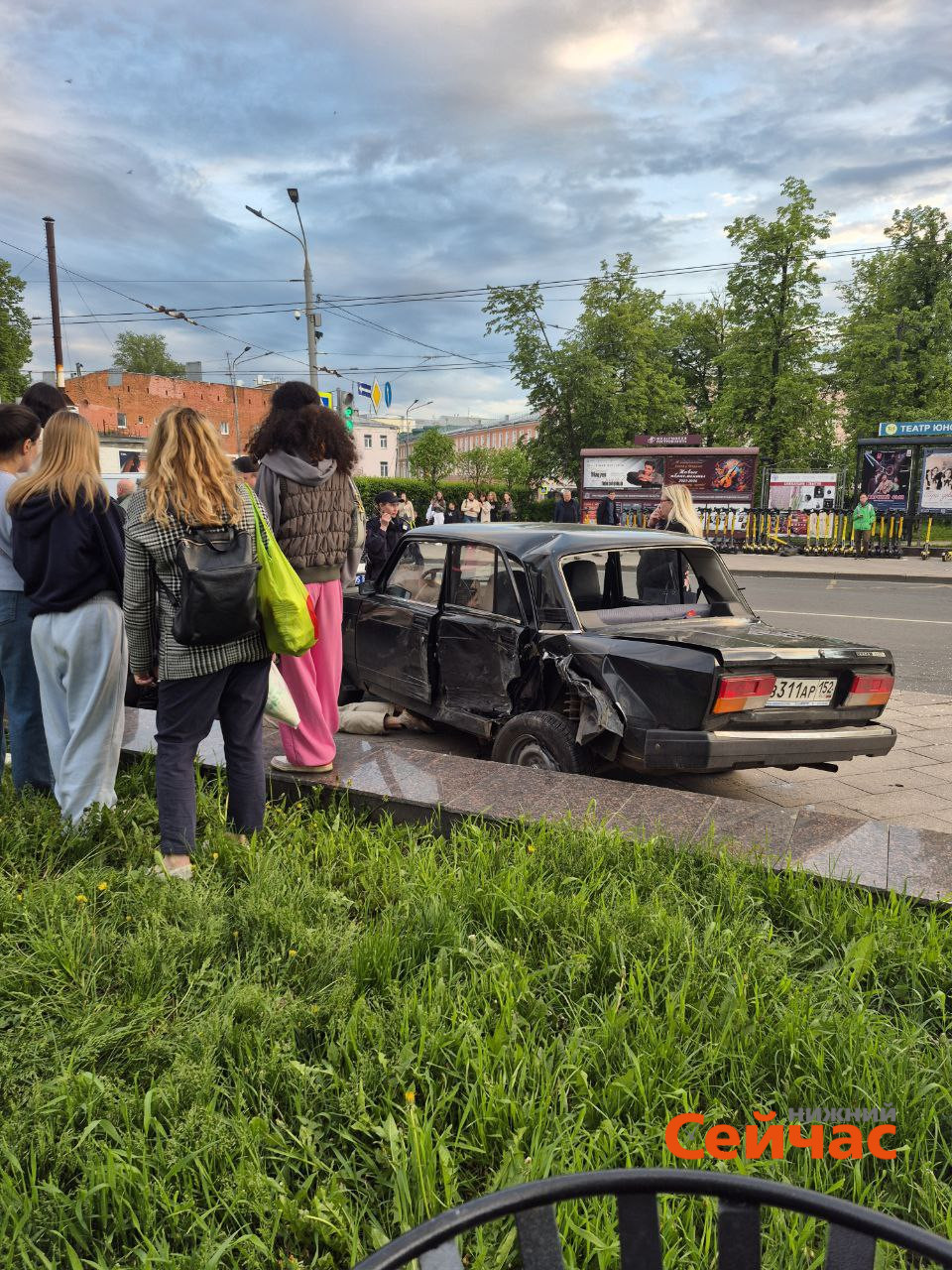 Юноша без прав устроил ДТП возле нижегородского кремля