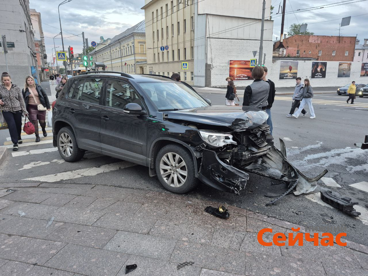 Юноша без прав устроил ДТП возле нижегородского кремля