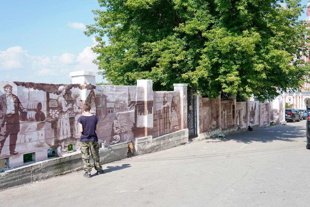 Новое историческое граффити появилось в Нижнем Новгороде