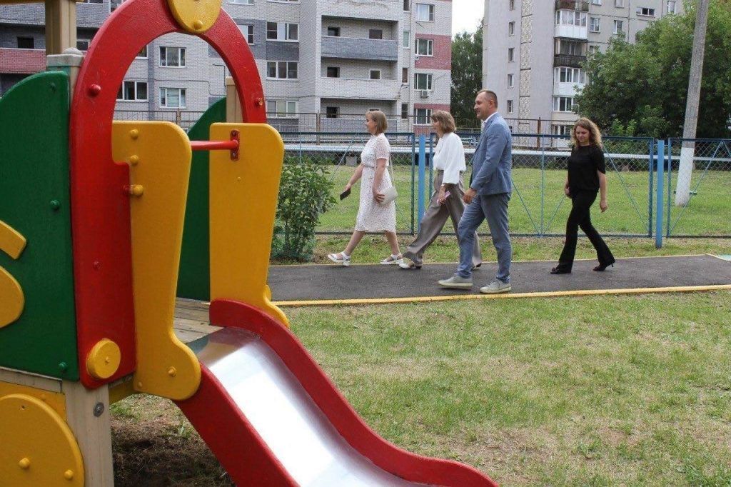 Светлана Досаева проверила соцобъекты проекта "Вам решать" в Нижегородском районе