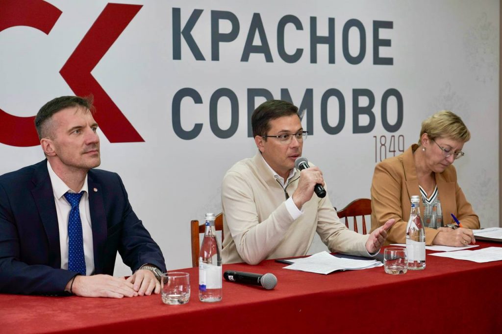 Юрий Шалабаев встретился с работниками завода "Красное Сормово"